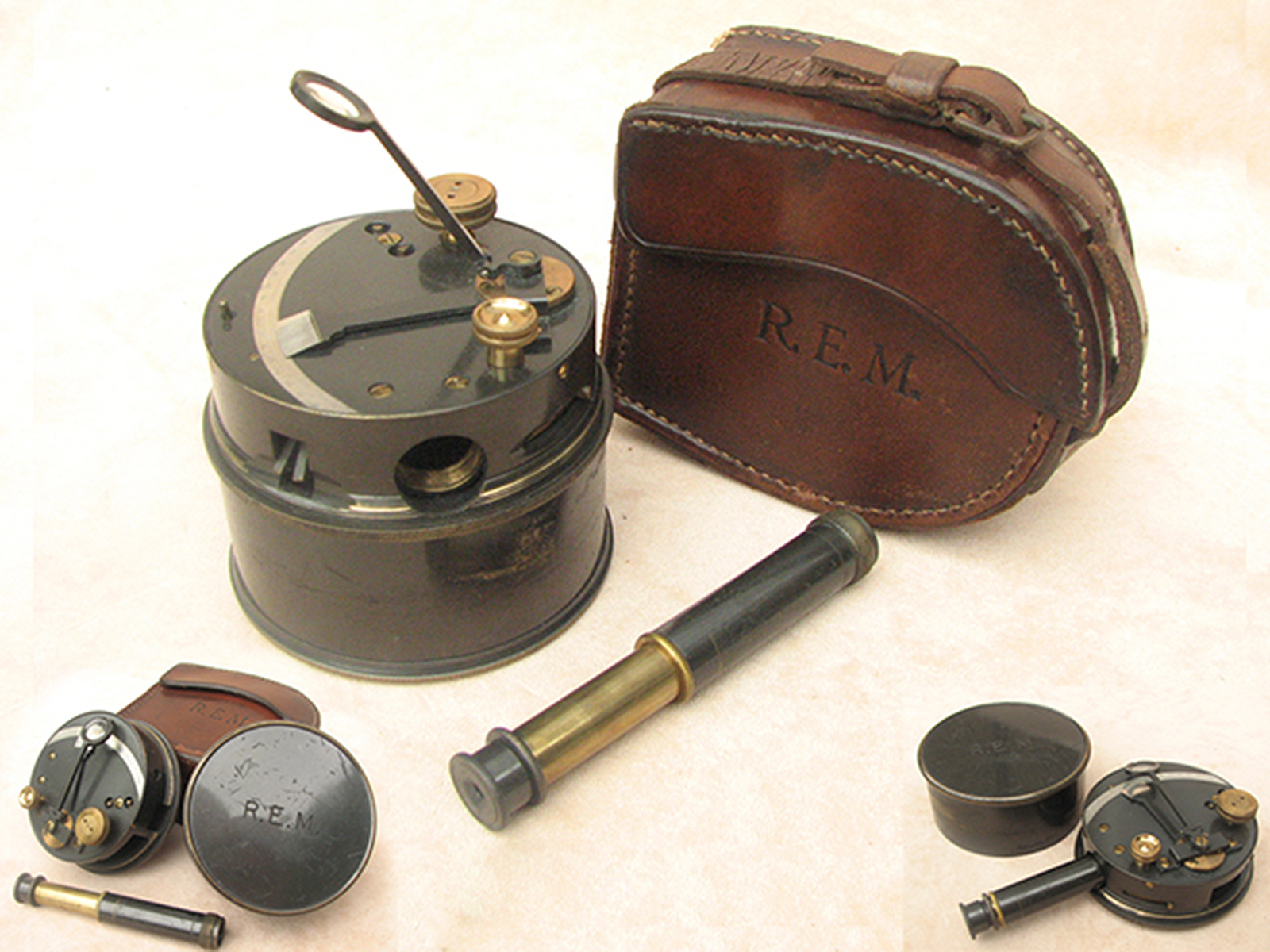 1920's Angle sextant with telescopic viewer by Lilley & Son London